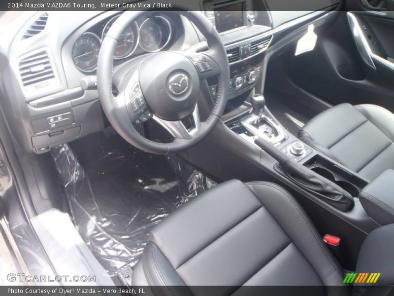 Meteor Gray Mica / Black 2014 Mazda MAZDA6 Touring