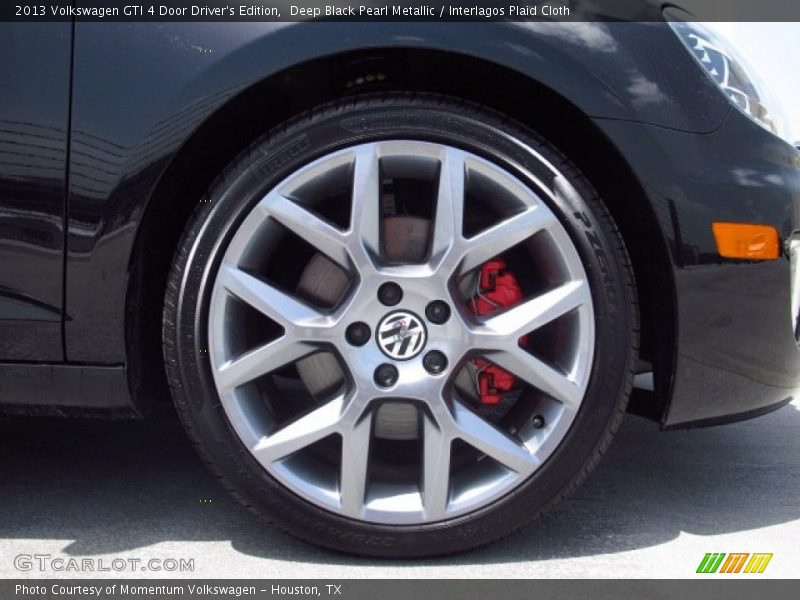 Deep Black Pearl Metallic / Interlagos Plaid Cloth 2013 Volkswagen GTI 4 Door Driver's Edition