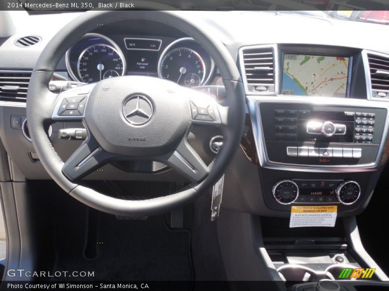 Black / Black 2014 Mercedes-Benz ML 350