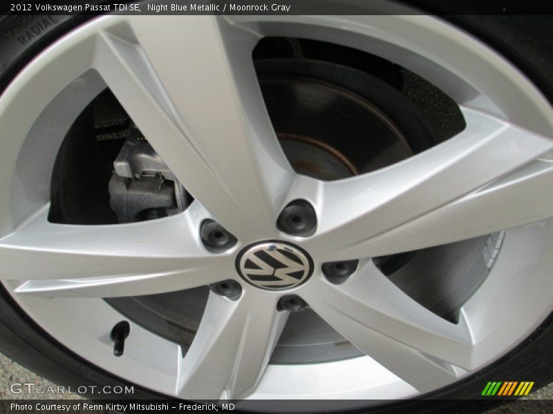 Night Blue Metallic / Moonrock Gray 2012 Volkswagen Passat TDI SE