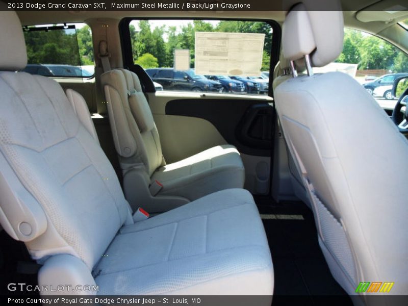 Maximum Steel Metallic / Black/Light Graystone 2013 Dodge Grand Caravan SXT