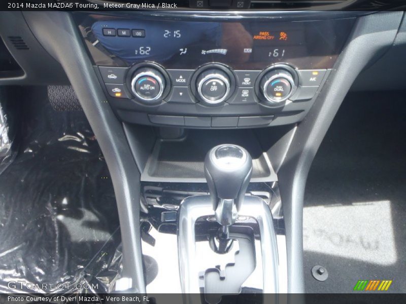 Meteor Gray Mica / Black 2014 Mazda MAZDA6 Touring