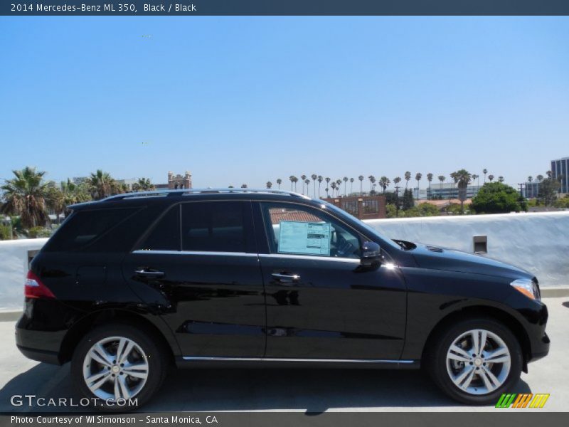 Black / Black 2014 Mercedes-Benz ML 350