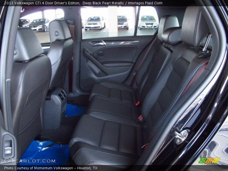 Deep Black Pearl Metallic / Interlagos Plaid Cloth 2013 Volkswagen GTI 4 Door Driver's Edition