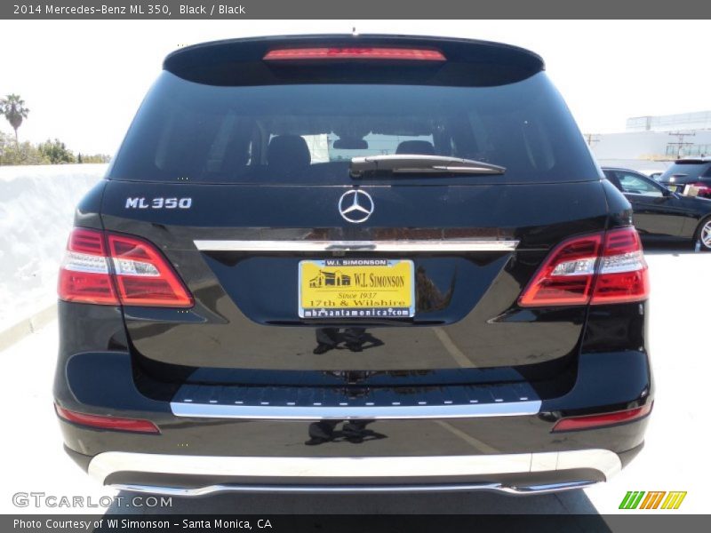 Black / Black 2014 Mercedes-Benz ML 350