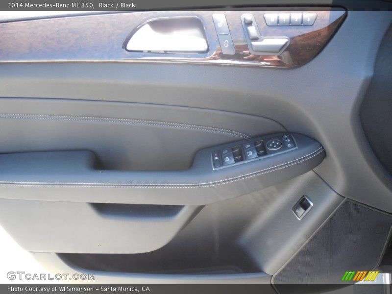 Black / Black 2014 Mercedes-Benz ML 350