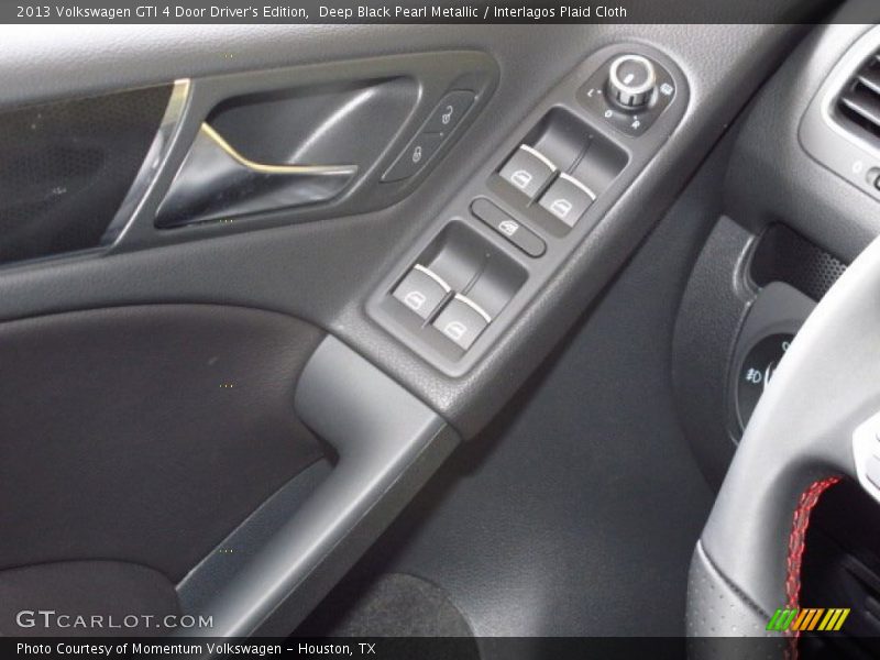 Deep Black Pearl Metallic / Interlagos Plaid Cloth 2013 Volkswagen GTI 4 Door Driver's Edition
