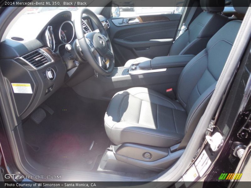Black / Black 2014 Mercedes-Benz ML 350