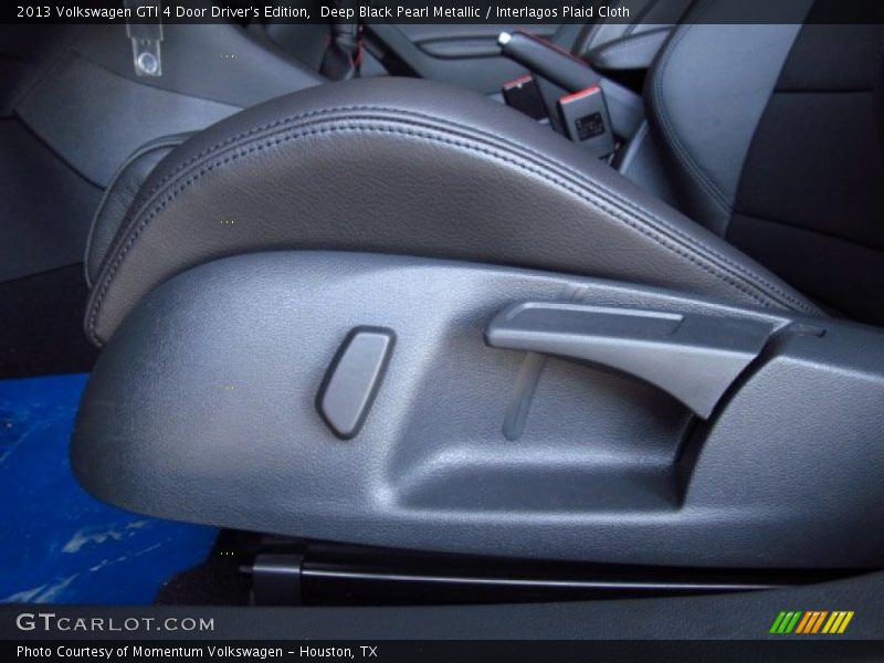 Deep Black Pearl Metallic / Interlagos Plaid Cloth 2013 Volkswagen GTI 4 Door Driver's Edition