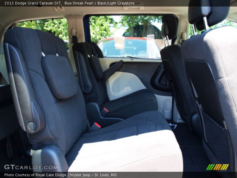 Blue Streak Pearl / Black/Light Graystone 2013 Dodge Grand Caravan SXT