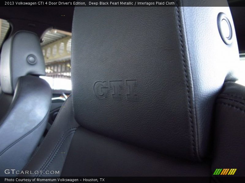 Deep Black Pearl Metallic / Interlagos Plaid Cloth 2013 Volkswagen GTI 4 Door Driver's Edition
