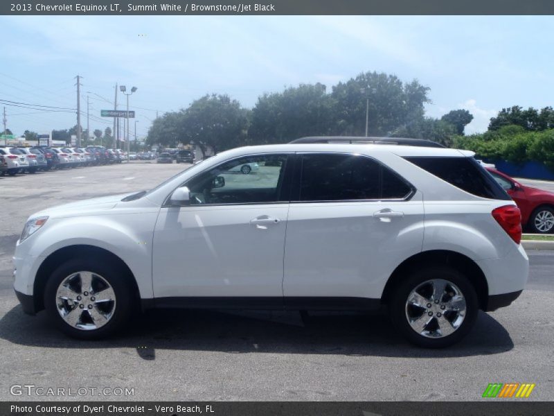 Summit White / Brownstone/Jet Black 2013 Chevrolet Equinox LT