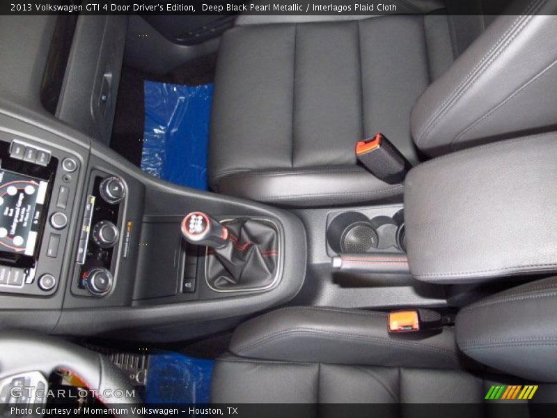 Deep Black Pearl Metallic / Interlagos Plaid Cloth 2013 Volkswagen GTI 4 Door Driver's Edition