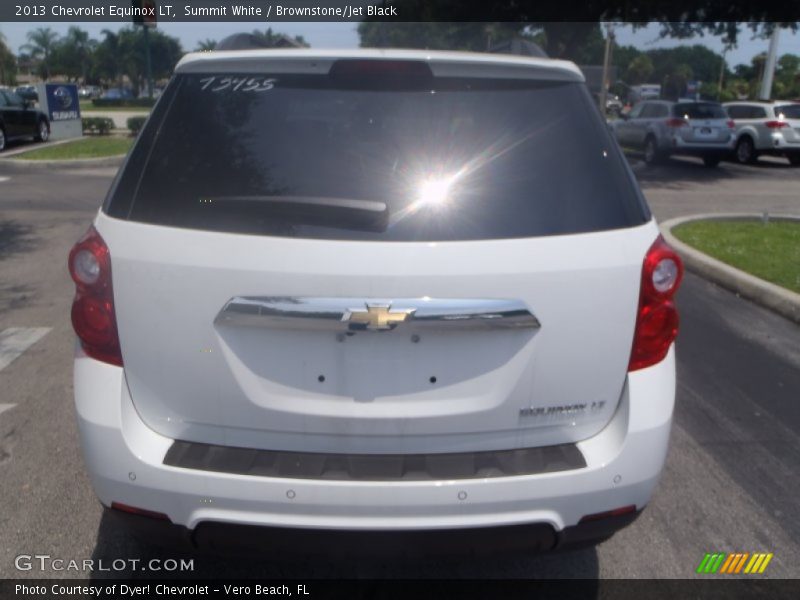 Summit White / Brownstone/Jet Black 2013 Chevrolet Equinox LT