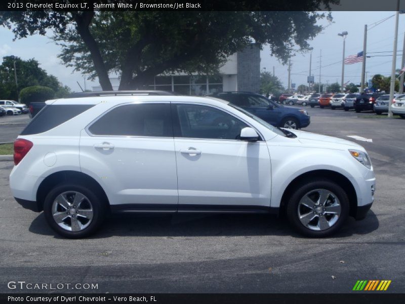 Summit White / Brownstone/Jet Black 2013 Chevrolet Equinox LT