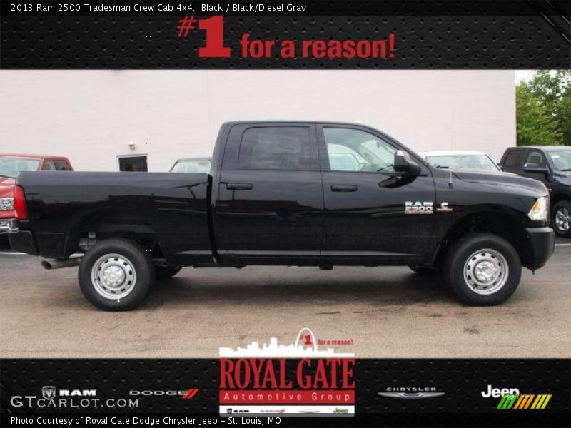 Black / Black/Diesel Gray 2013 Ram 2500 Tradesman Crew Cab 4x4