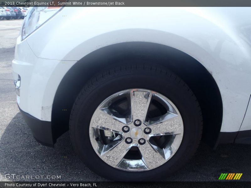 Summit White / Brownstone/Jet Black 2013 Chevrolet Equinox LT