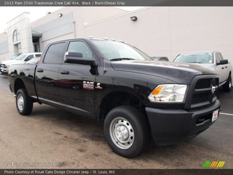 Black / Black/Diesel Gray 2013 Ram 2500 Tradesman Crew Cab 4x4