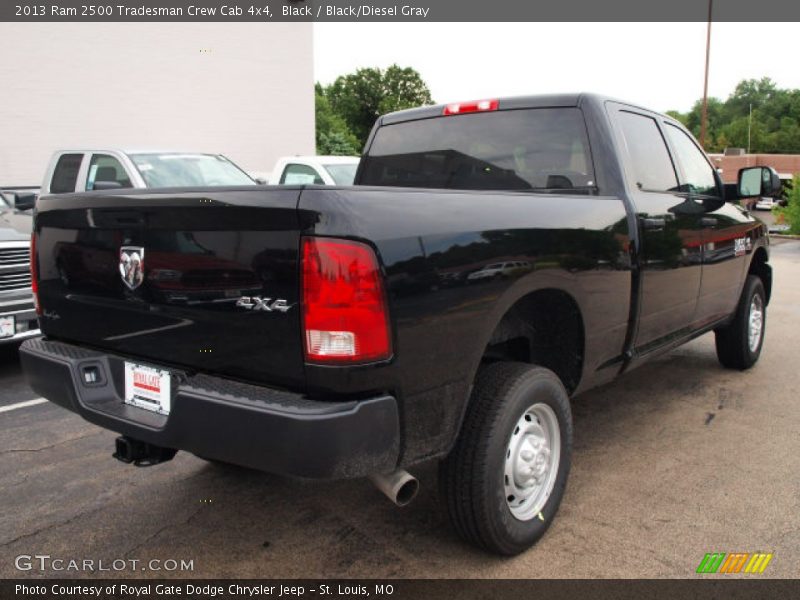 Black / Black/Diesel Gray 2013 Ram 2500 Tradesman Crew Cab 4x4