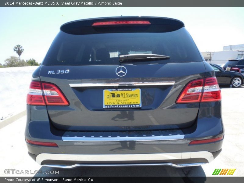 Steel Grey Metallic / Almond Beige 2014 Mercedes-Benz ML 350