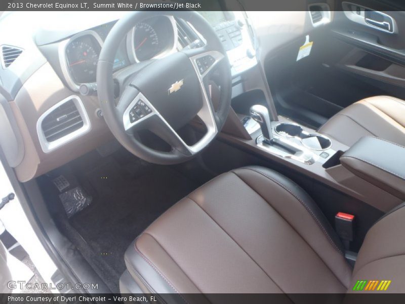Summit White / Brownstone/Jet Black 2013 Chevrolet Equinox LT