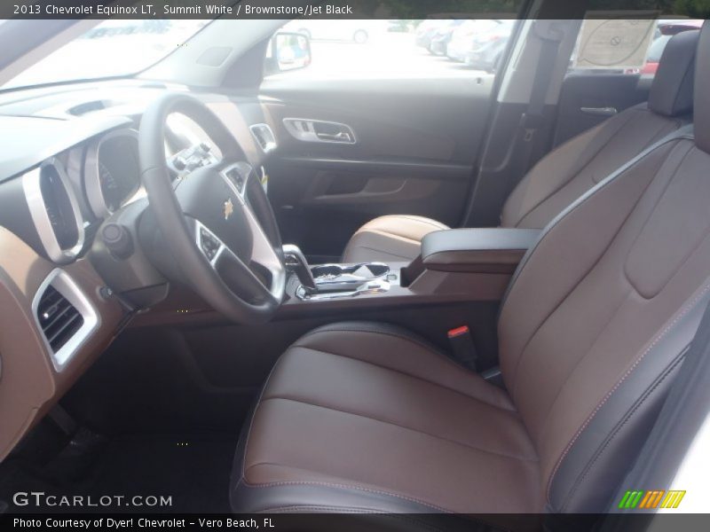 Summit White / Brownstone/Jet Black 2013 Chevrolet Equinox LT