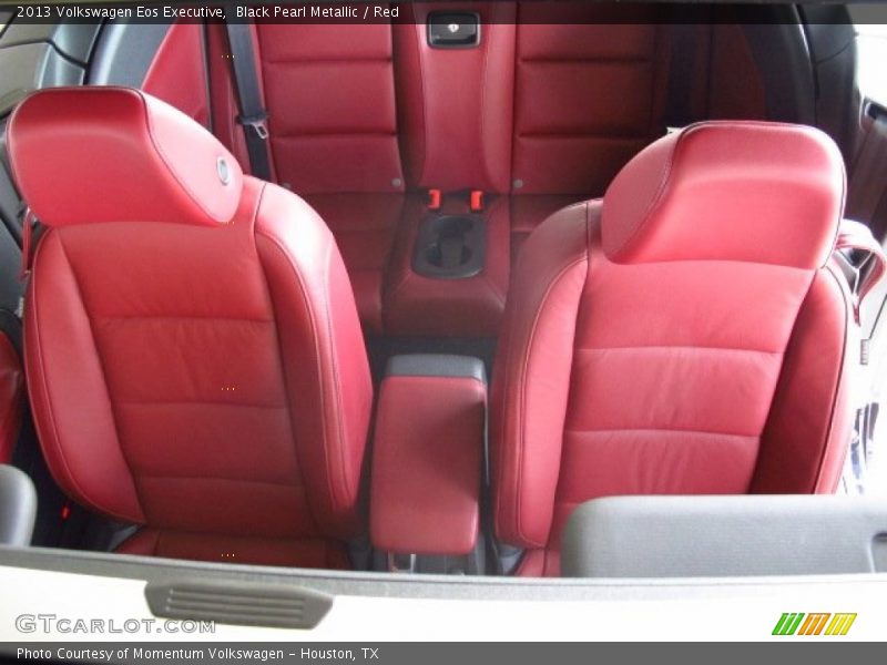 Black Pearl Metallic / Red 2013 Volkswagen Eos Executive