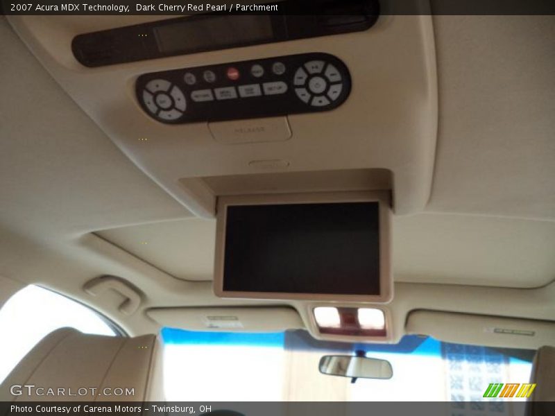Dark Cherry Red Pearl / Parchment 2007 Acura MDX Technology