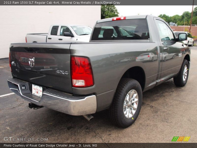 Mineral Gray Metallic / Black/Diesel Gray 2013 Ram 1500 SLT Regular Cab 4x4