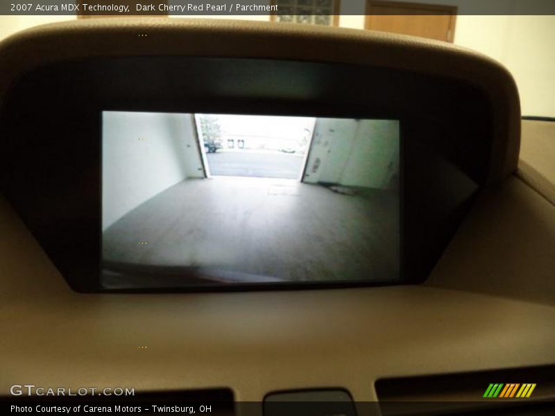 Dark Cherry Red Pearl / Parchment 2007 Acura MDX Technology