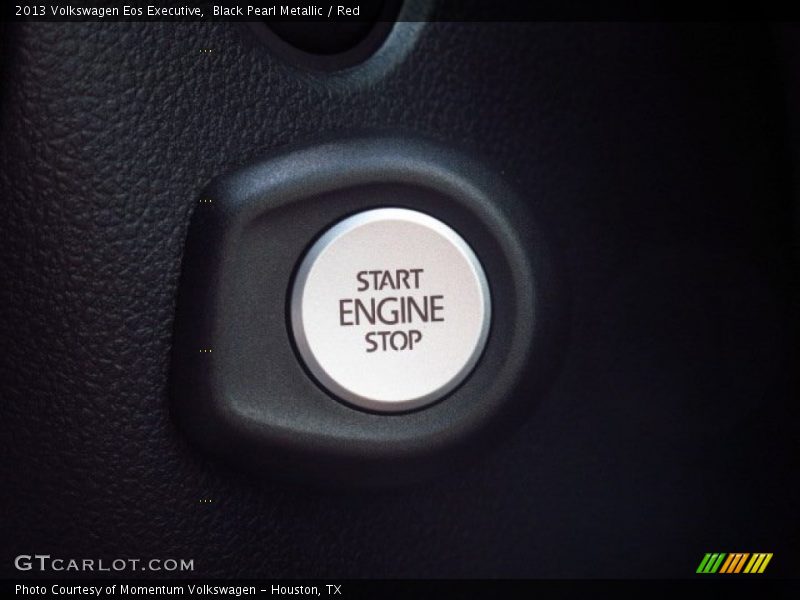 Black Pearl Metallic / Red 2013 Volkswagen Eos Executive