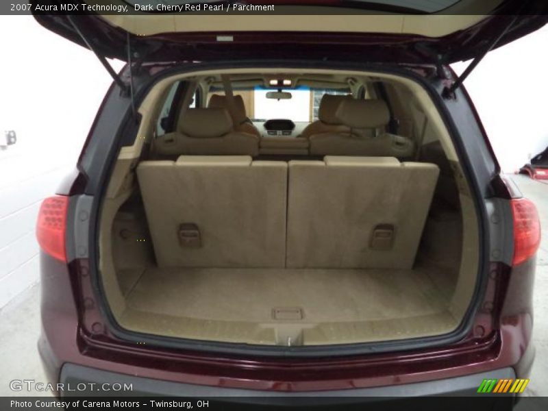 Dark Cherry Red Pearl / Parchment 2007 Acura MDX Technology