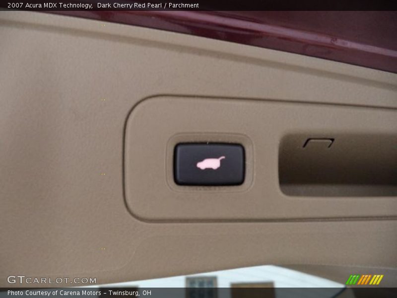 Dark Cherry Red Pearl / Parchment 2007 Acura MDX Technology