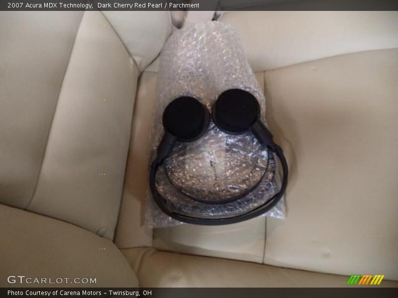 Dark Cherry Red Pearl / Parchment 2007 Acura MDX Technology
