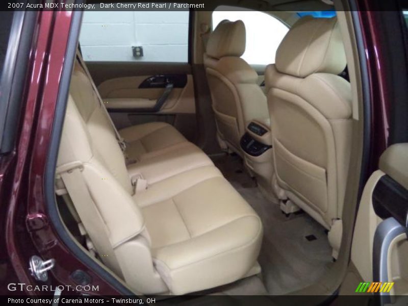 Dark Cherry Red Pearl / Parchment 2007 Acura MDX Technology