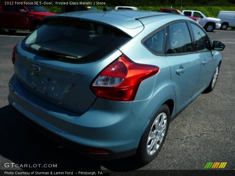 Frosted Glass Metallic / Stone 2012 Ford Focus SE 5-Door
