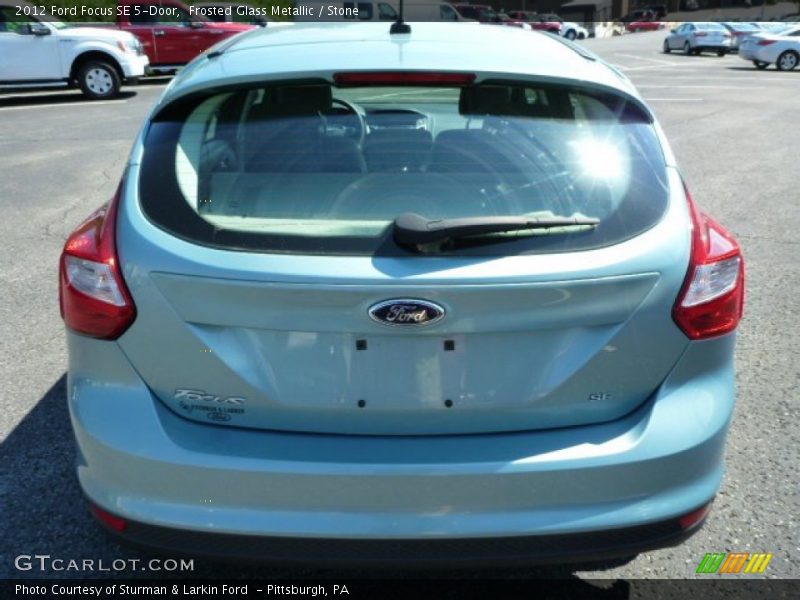 Frosted Glass Metallic / Stone 2012 Ford Focus SE 5-Door