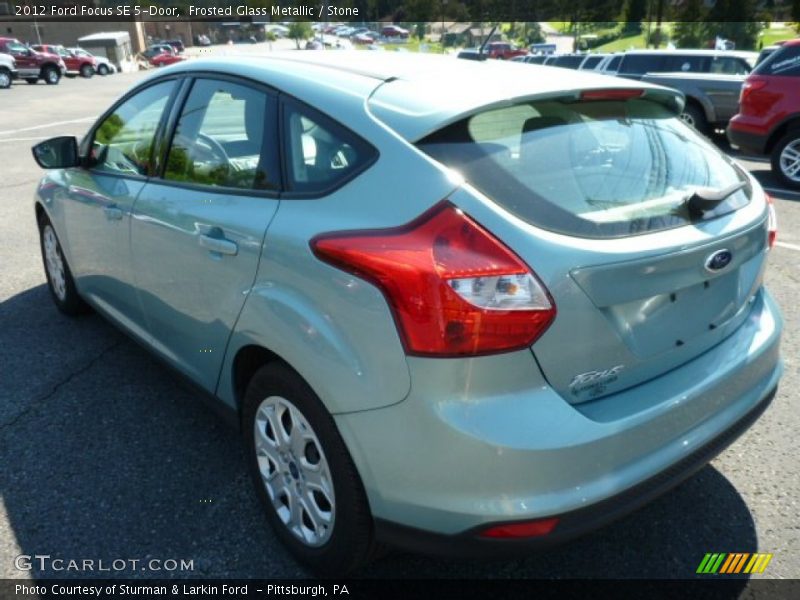 Frosted Glass Metallic / Stone 2012 Ford Focus SE 5-Door