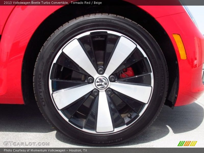 Tornado Red / Beige 2013 Volkswagen Beetle Turbo Convertible