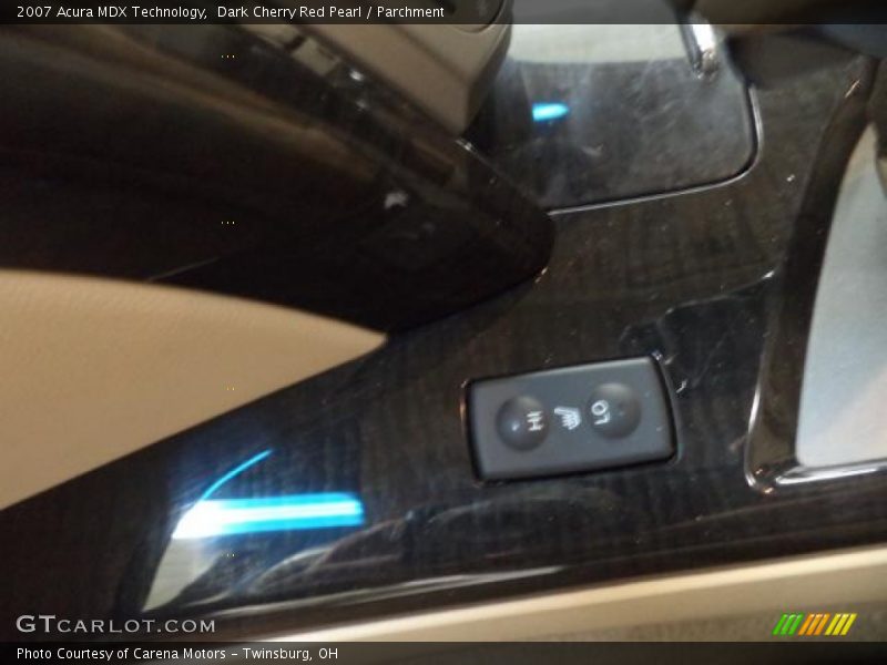 Dark Cherry Red Pearl / Parchment 2007 Acura MDX Technology