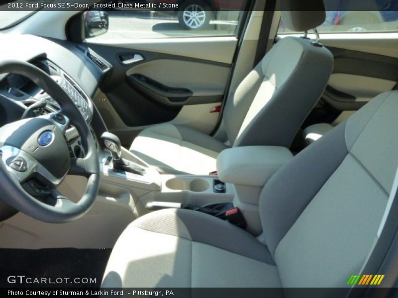 Frosted Glass Metallic / Stone 2012 Ford Focus SE 5-Door