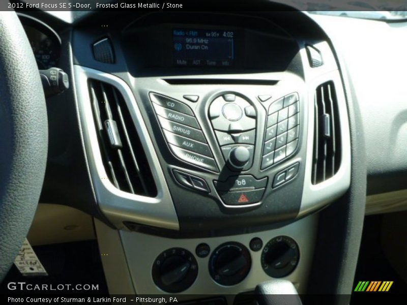 Frosted Glass Metallic / Stone 2012 Ford Focus SE 5-Door
