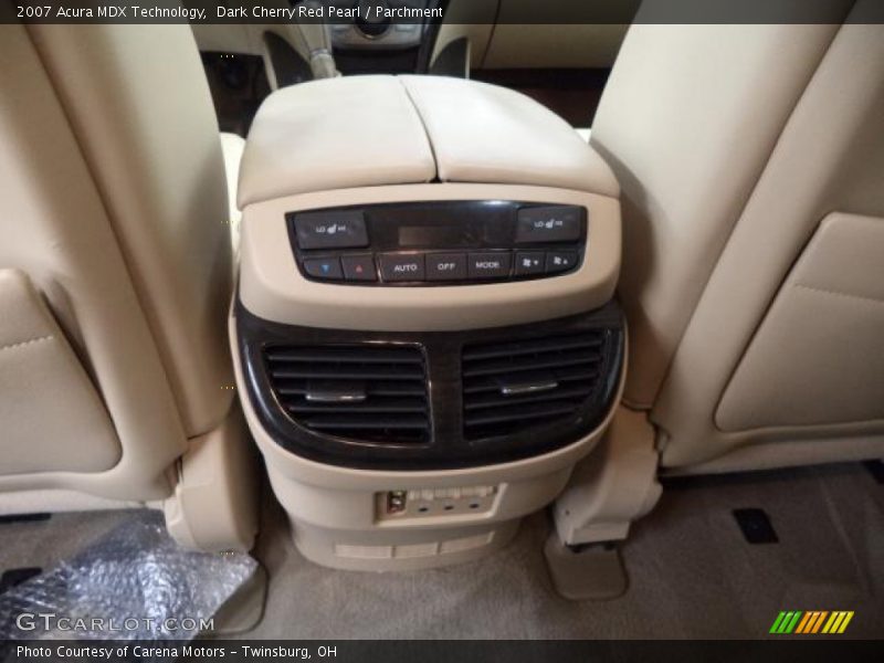Dark Cherry Red Pearl / Parchment 2007 Acura MDX Technology