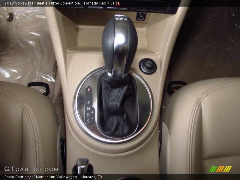 Tornado Red / Beige 2013 Volkswagen Beetle Turbo Convertible