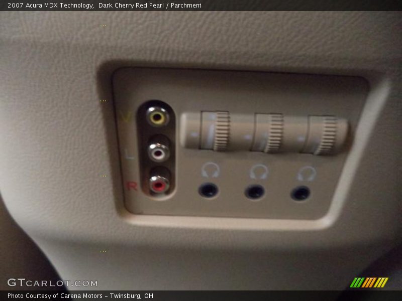 Dark Cherry Red Pearl / Parchment 2007 Acura MDX Technology