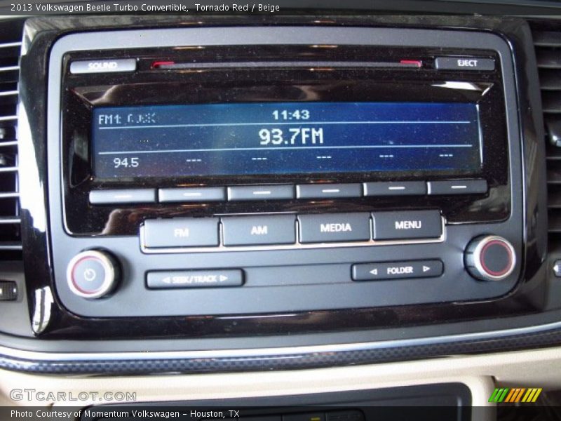 Tornado Red / Beige 2013 Volkswagen Beetle Turbo Convertible