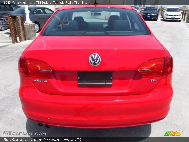 Tornado Red / Titan Black 2013 Volkswagen Jetta TDI Sedan