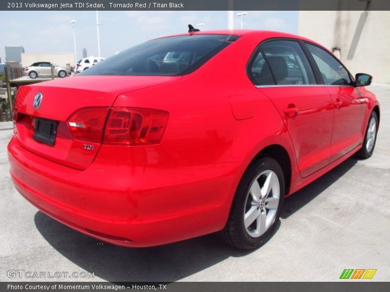 Tornado Red / Titan Black 2013 Volkswagen Jetta TDI Sedan