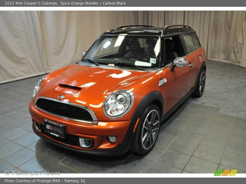 Spice Orange Metallic / Carbon Black 2013 Mini Cooper S Clubman