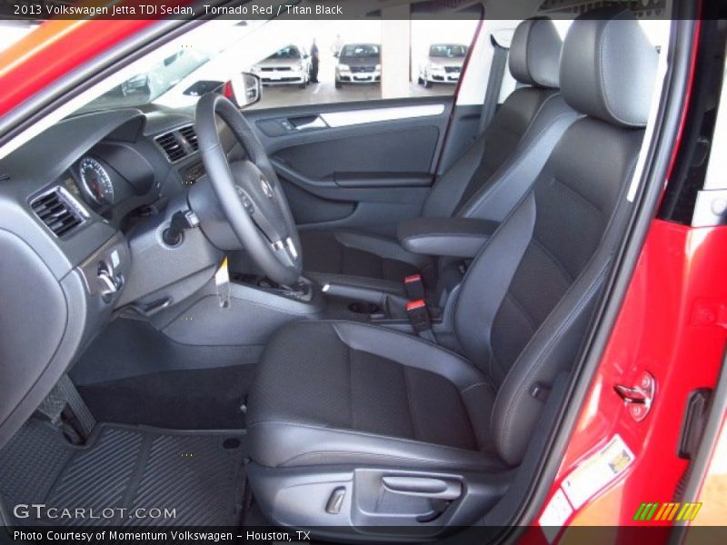 Tornado Red / Titan Black 2013 Volkswagen Jetta TDI Sedan